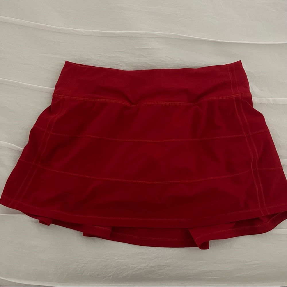 Red Pace Rival Skirt